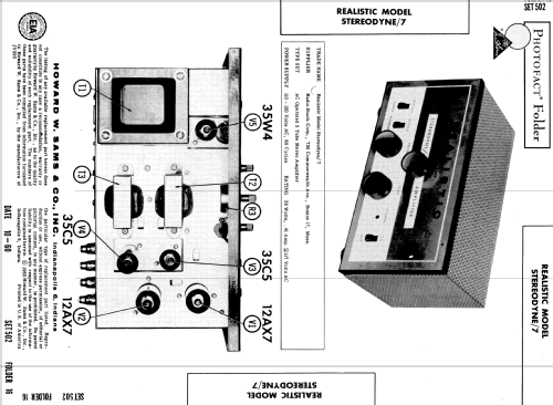 Realistic Stereodyne/7; Radio Shack Tandy, (ID = 523504) Ampl/Mixer