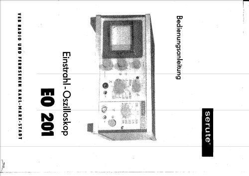 Oszilloskop EO201; Radio und Fernsehen (ID = 1213909) Equipment