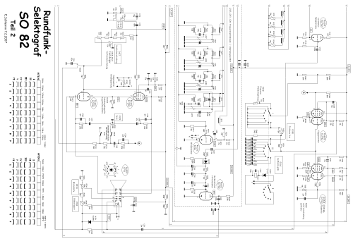 Rundfunk-Selektograf SO82; Radio und Fernsehen (ID = 305719) Equipment