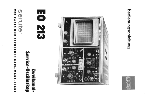 Zweikanal-Service-Oszilloskop EO213; Radio und Fernsehen (ID = 97915) Equipment