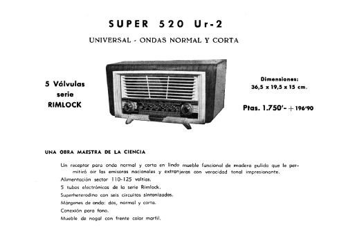 Super 520-Ur-2 Valgifson; Radio Watt Valgifson (ID = 1885792) Radio
