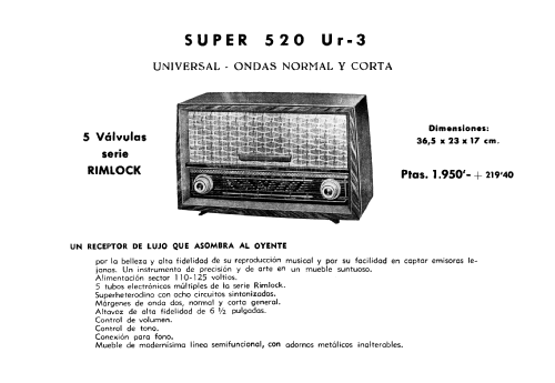 Super 520-Ur-3 Valgifson; Radio Watt Valgifson (ID = 1885796) Radio