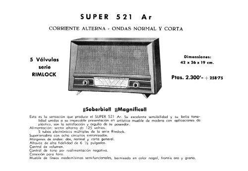 Super 521- Ar Valgifson; Radio Watt Valgifson (ID = 1885802) Radio