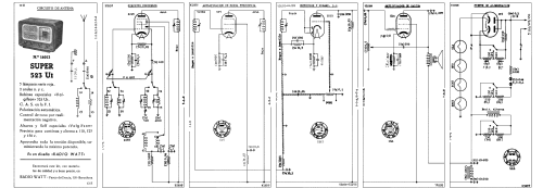 Super 523-Ut; Radio Watt Valgifson (ID = 1886970) Radio