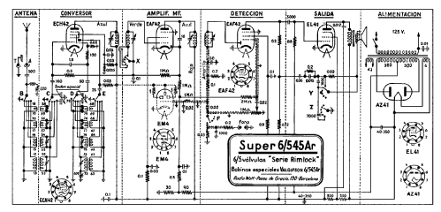 Super 6/545-Ar; Radio Watt Valgifson (ID = 1885066) Radio