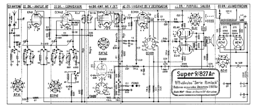 Super 9/827-Ar; Radio Watt Valgifson (ID = 1885290) Radio