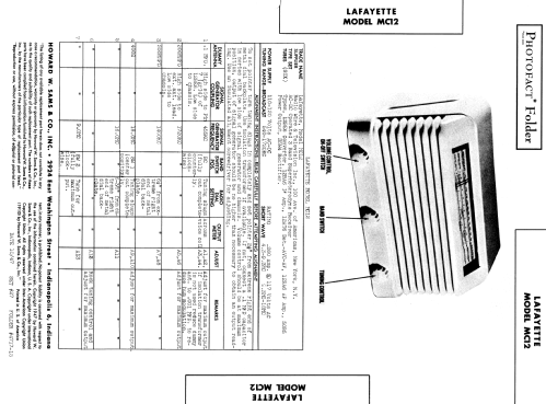 Lafayette MC12 ; Radio Wire (ID = 910039) Radio