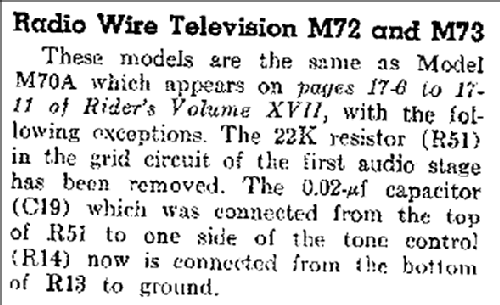 M73 ; Radio Wire (ID = 654239) Radio