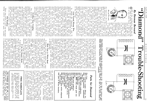 1925 Diamond of the Air ; Radio World (ID = 867869) Kit
