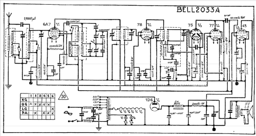 Radiobell 6 ; Bell Telephone Mfg. (ID = 148317) Radio