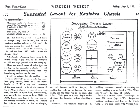 Simplified Superheterodyne 6 ; Radiokes; Sydney (ID = 2670933) Radio