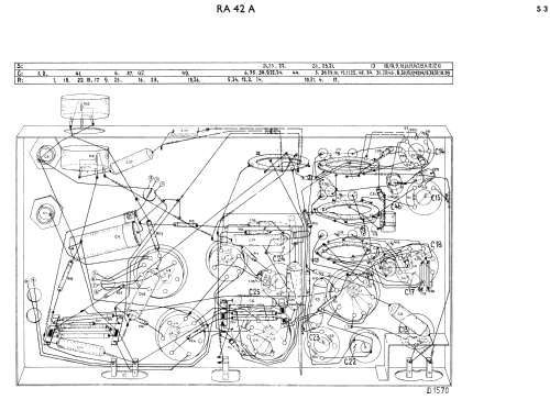 Combiné RA42A; Radiola marque (ID = 2527531) Radio