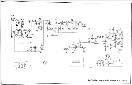 RA232T /00; Radiola marque (ID = 2559864) Radio