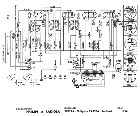 RA352A; Radiola marque (ID = 2338519) Radio