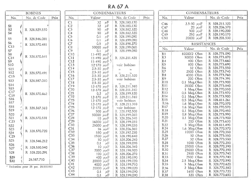 RA67A-20; Radiola marque (ID = 2095618) Radio