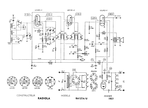 Radiolo RA127U; Radiola marque (ID = 2226937) Radio