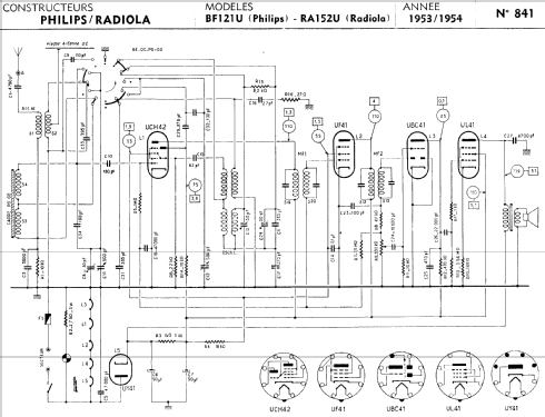 Radiolinette RA152U; Radiola marque (ID = 832199) Radio