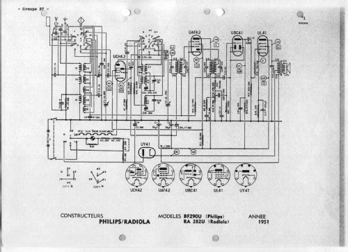 RA282U; Radiola marque (ID = 514288) Radio