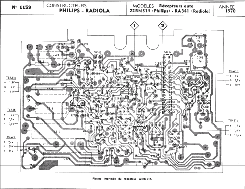 RA341; Radiola marque (ID = 260975) Autoradio