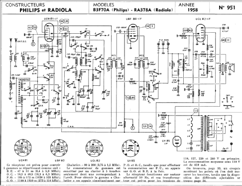 RA378A; Radiola marque (ID = 287211) Radio