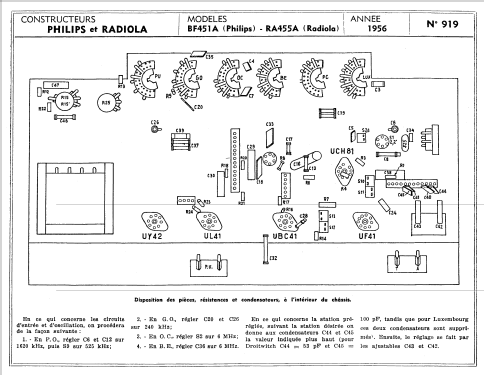 RA455A; Radiola marque (ID = 120460) Radio