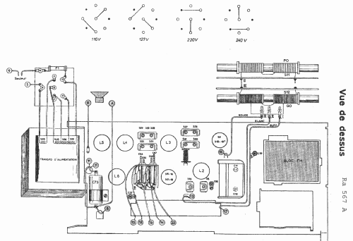 RA567A AM/FM; Radiola marque (ID = 366731) Radio