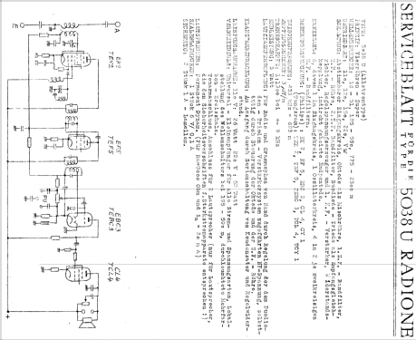 5038U; Radione RADIO (ID = 2125846) Radio