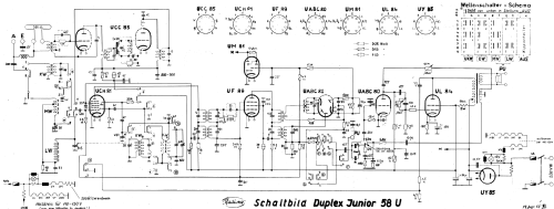 Duplex Junior 58U; Radione RADIO (ID = 2693244) Radio