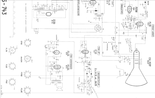 Fernsehempfänger FS 743; Radione RADIO (ID = 2117310) Television