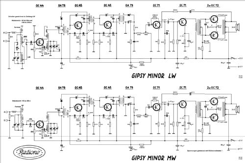 Gipsy Minor LW ; Radione RADIO (ID = 1183512) Radio