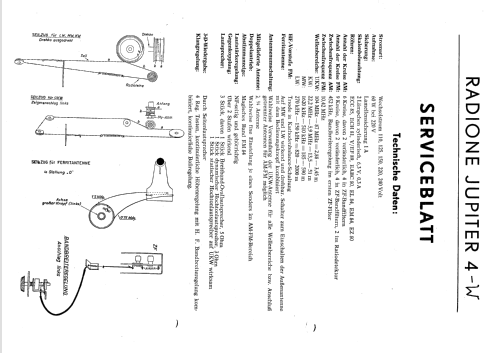 Jupiter 4 W; Radione RADIO (ID = 1936717) Radio