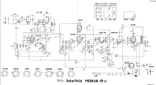 Merkur 59U; Radione RADIO (ID = 506682) Radio