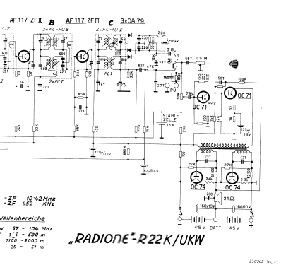 R22K/UKW; Radione RADIO (ID = 111026) Radio