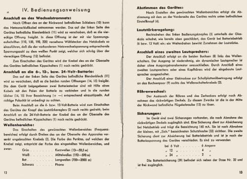 R2 KW 16m - 50,5m; 6 Röhren; Radione RADIO (ID = 1912372) Radio