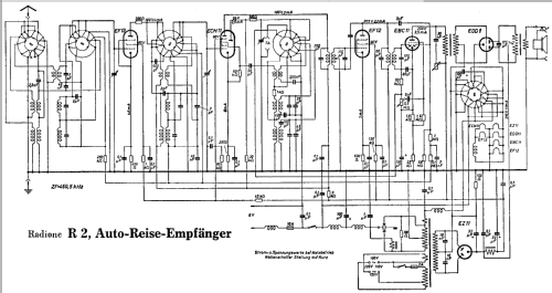 R2 KW 16m - 50,5m; 6 Röhren; Radione RADIO (ID = 711720) Radio