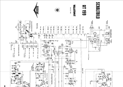 Vollautomat RT159; Radione RADIO (ID = 256103) Televisore