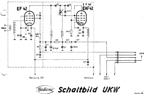 UKW-Einbaugerät ; Radione RADIO (ID = 689346) Adaptor