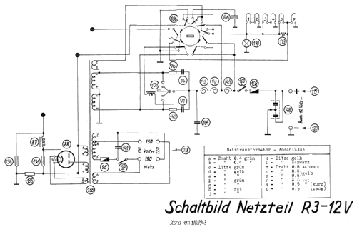 Wehrmacht R3-12Volt; Radione RADIO (ID = 1002750) Radio