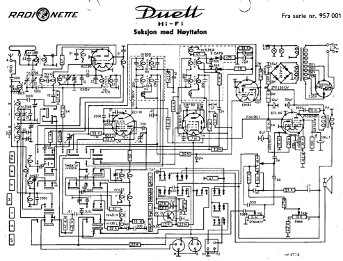 Duett Hi-Fi ; Radionette; Oslo (ID = 1619794) Radio