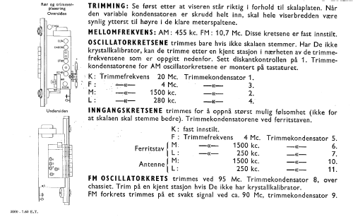 Kvartett Hi-Fi ; Radionette; Oslo (ID = 2368489) Radio