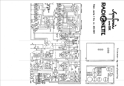 Symfoni super DX ; Radionette; Oslo (ID = 690035) Radio