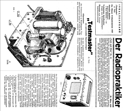 Signalverfolger Testmaster ; Radiopraktiker, Wien (ID = 730591) Kit