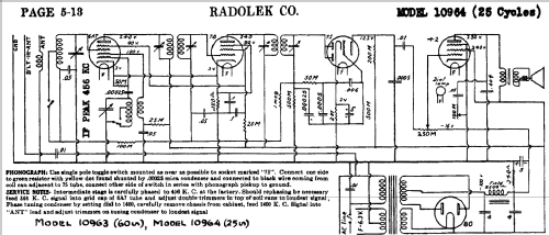 10964 ; Radolek Co., Chicago (ID = 390429) Radio