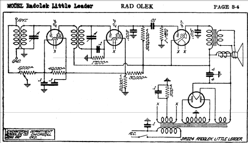 Little Leader SR224; Radolek Co., Chicago (ID = 391473) Radio