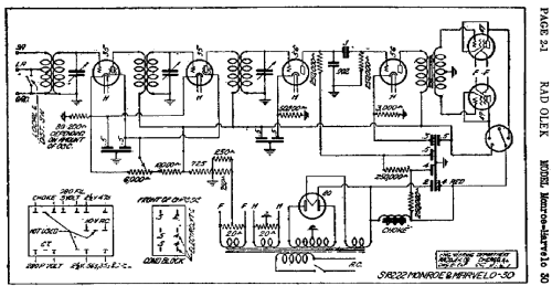 Monroe 30 SR222; Radolek Co., Chicago (ID = 396007) Radio
