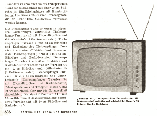 Turnier 34; Rafena Werke (ID = 2531467) Television