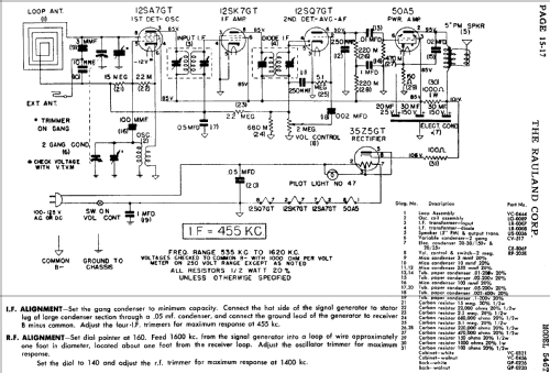 Lyric 546T; Rauland Corp.; (ID = 376022) Radio