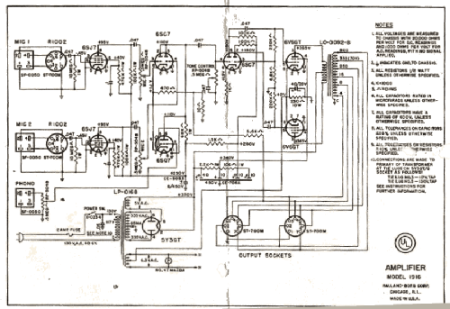 Amplifier 1916; Rauland Corp.; (ID = 2727091) Verst/Mix