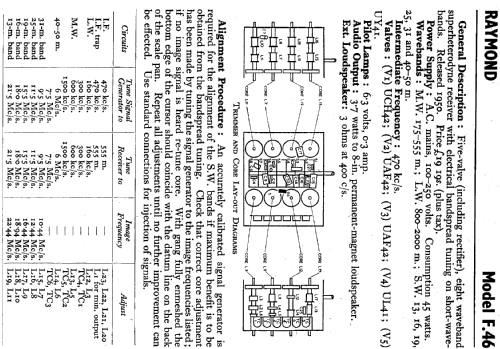 F46; Raymond Electric, (ID = 429452) Radio