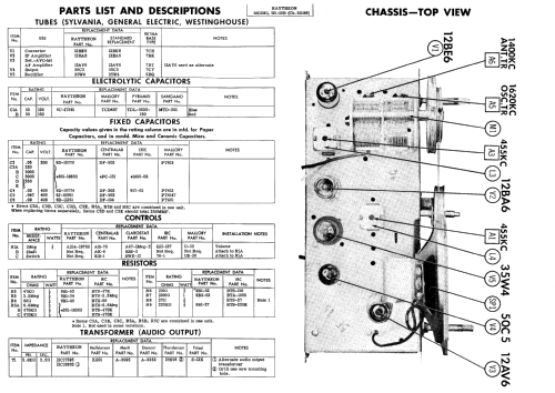 5R-12R Ch= 5D166; Raytheon Mfg. Co.; (ID = 533280) Radio